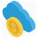 Cloud cost  Icon