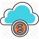 Cloud cost  Icon