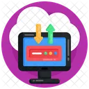 Cloud Data  Icon