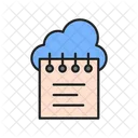 Cloud data  Icon