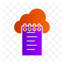 Cloud data  Icon