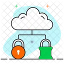 Cloud Data Security  Icon