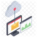 Cloud Data Transfer  Icon