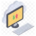 Cloud Data Transfer  Icon