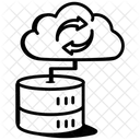 Cloud Database Update Cloud Database Refresh Cloud Database Syncing Icon