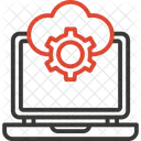 Cloud Setting Database Icon