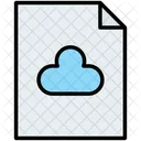 Cloud Document Document Cloud Icon