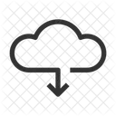 Cloud-Download  Symbol