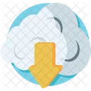 Cloud Download  Icon