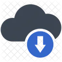 Cloud-Download  Symbol