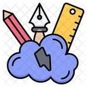 Cloud Editing  Icon