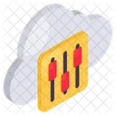 Cloud Equalizer Volume Equalizer Sound Adjuster Icon