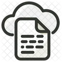 Cloud File  Icon