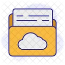 Cloud folder  Icon