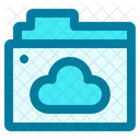 Online Folder Cloud Cloud Computing Icône