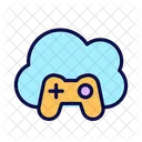 Cloud Data Gaming Icon