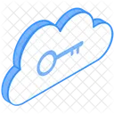 Cloud Key Cloud Access Storage Access Icon