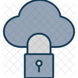 Cloud Lock  Icon