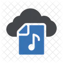 Cloud Music File  Icon