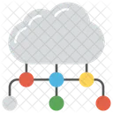 Cloud Network Computing Icon