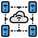 Cloud Network  Icon