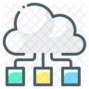 Cloud Network  Icon