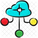 Cloud Network  Icon