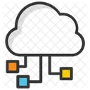 Cloud Network Computing Icon