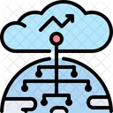 Cloud Server Datenbank Symbol