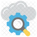 Cloud Based Search Engine Icon