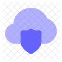 Shield Protected Cloud Shield Cloud Icon