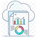 Cloud Reporting  Icon