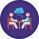 Cloud Search Business Meeting Meeting Icon