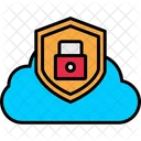 Cloud Security  Icon