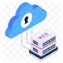 Cloud Database Cloud Server Cloud Dataserver Icon