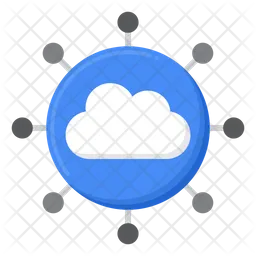 Cloud Service Provider  Icon