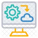 Cloud setting  Icon