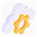 Cloud Management Cloud Setting Cloud Process Icon