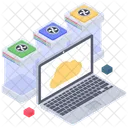 Cloud Storage Cloud Computing Cloud Technology Icon