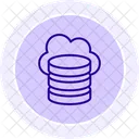 Cloud Storage Line Icon Icon