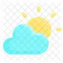 Cloud Sun  Icon