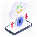 Cloud Data Transfer Cloud Syncing Cloud Refresh Icon