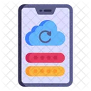 Cloud Syncing  Icon