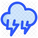 Cloud Lightning Thunder Icon