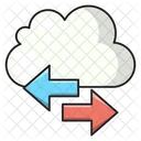 Cloud Transfer  Icon