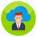 Cloud User  Icon