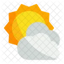 Clouds and sun  Icon