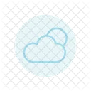 Cloudy Night Night Evening Icon