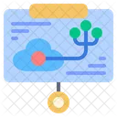 Clound Connection Network Internet Sever Icon