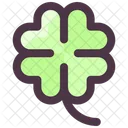 Spring Clover Leaf Icon